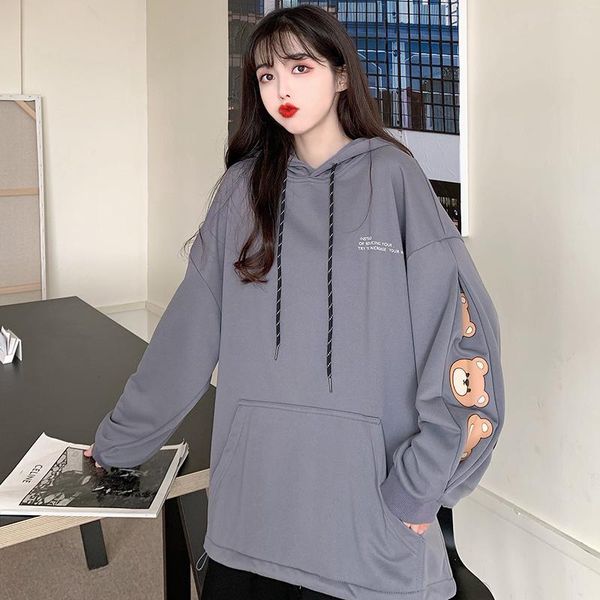 women's hoodies & sweatshirts harajuku kawaii bear hoodie women streetwear korean style hip hop cute cartoon print sweatshirt 2021 lo, Black
women's hoodies & sweatshirts harajuku kawaii bear hoodie women streetwear korean style hip hop cute cartoon print sweatshirt 2021 lo, Black