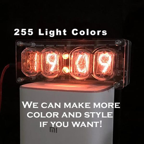 in-12 glow tube clock colorful led retro living room bedroom decoration in12 nixie desk & table clocks
in-12 glow tube clock colorful led retro living room bedroom decoration in12 nixie desk & table clocks