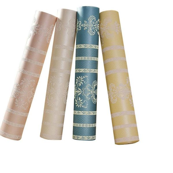 self-adhesive european vertical strip non-woven wallpaper 3d stereo warm pink sticker bedroom living room wallpapers thickening
self-adhesive european vertical strip non-woven wallpaper 3d stereo warm pink sticker bedroom living room wallpapers thickening