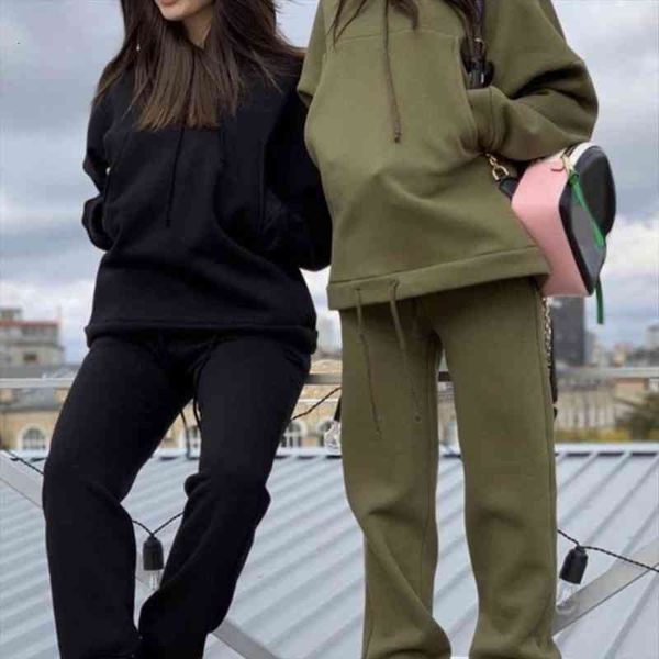 warm winter women fashion long sleeve pocket loose hoodie sweatshirt pants suit womens clothing, White
warm winter women fashion long sleeve pocket loose hoodie sweatshirt pants suit womens clothing, White