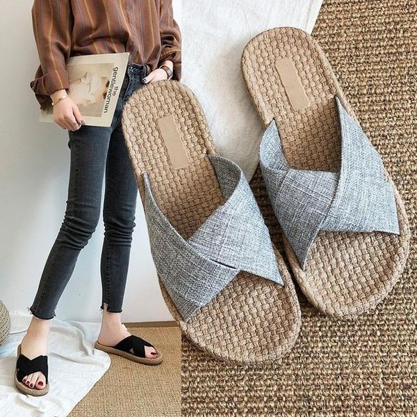 slippers 2021 summer women ladies flax casual slides linen belt female sandals flip flops lovers indoor floor shoes, Black
slippers 2021 summer women ladies flax casual slides linen belt female sandals flip flops lovers indoor floor shoes, Black