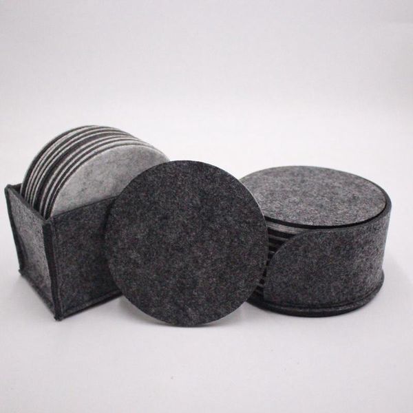mats & pads set of 10 drink coasters cup mat costers tableware with holder gift modern round, square black , grey
mats & pads set of 10 drink coasters cup mat costers tableware with holder gift modern round, square black , grey