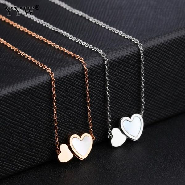 pendant necklaces fashion two tiny heart dainty initial neckalces rose gold stainless steel choker necklace for women jewelry accessories, Silver
pendant necklaces fashion two tiny heart dainty initial neckalces rose gold stainless steel choker necklace for women jewelry accessories, Silver