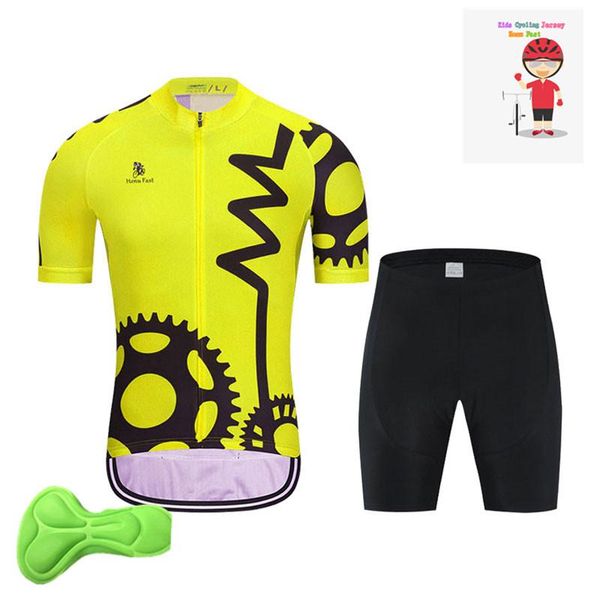 kids cycling jersey short sleeve bike wear yellow clothes boys girls outdoor sports clothing mtb ropa ciclismo racing sets, Black;blue
kids cycling jersey short sleeve bike wear yellow clothes boys girls outdoor sports clothing mtb ropa ciclismo racing sets, Black;blue