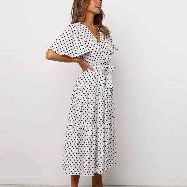 casual dresses polka dot print women short sleeve summer beach dress high waist ladies v neck a line lace up party vestidos nl15, Black;gray
casual dresses polka dot print women short sleeve summer beach dress high waist ladies v neck a line lace up party vestidos nl15, Black;gray