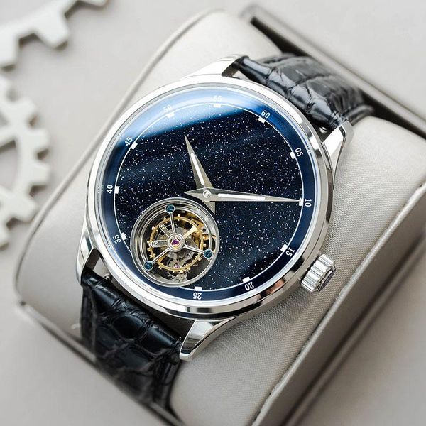 wristwatches mechanical watches sapphire watch tourbillon mens 2021 waterproof luminous alligator leather strap skeleton blue goldstone, Slivery;brown
wristwatches mechanical watches sapphire watch tourbillon mens 2021 waterproof luminous alligator leather strap skeleton blue goldstone, Slivery;brown