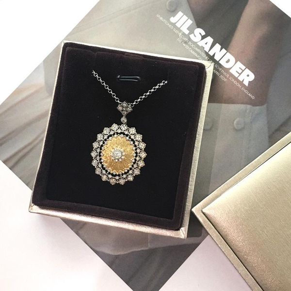 pendant necklaces exaggerated geometric round necklace female personality drawing craft jewelry diamond hollow, Silver
pendant necklaces exaggerated geometric round necklace female personality drawing craft jewelry diamond hollow, Silver