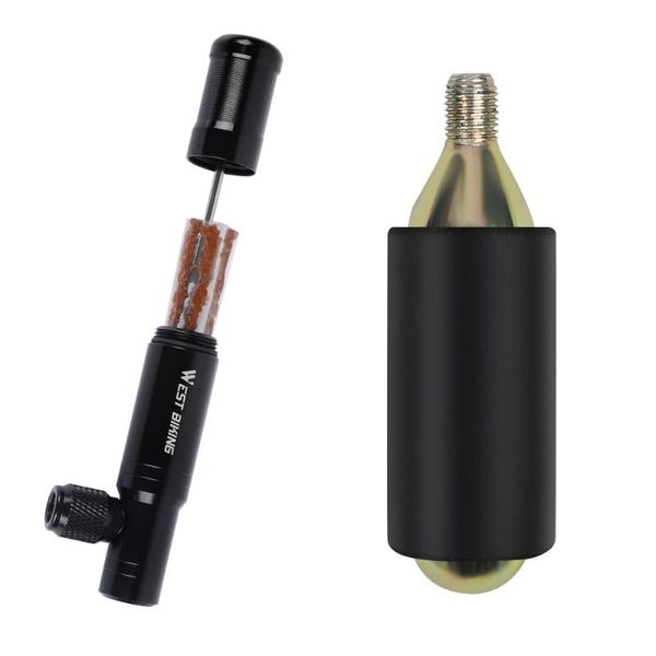 bike pumps 2in1 co2 inflator pump and tubeless tire repairing tool set outdoor cycling air emergency equipment 
bike pumps 2in1 co2 inflator pump and tubeless tire repairing tool set outdoor cycling air emergency equipment