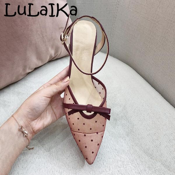 dress shoes 2021 women spring summer fashion lace wave point pointed casual breathable word belt party high heel sandals, Black
dress shoes 2021 women spring summer fashion lace wave point pointed casual breathable word belt party high heel sandals, Black