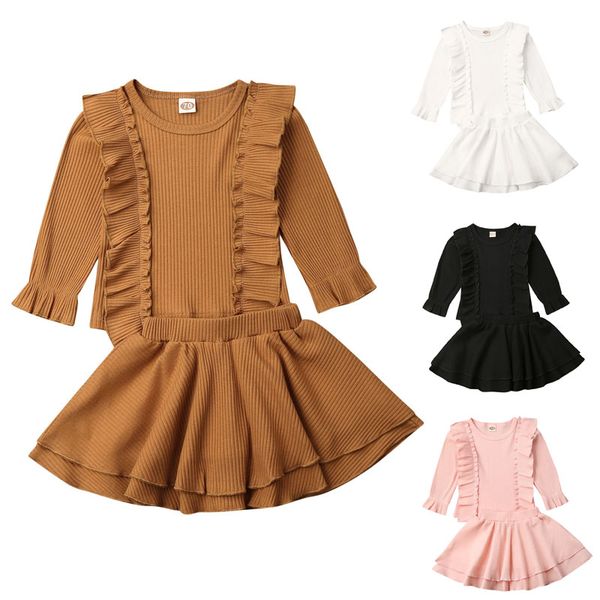 toddler girl clothes newborn baby girl outfits ruffle long sleeve pullover +skirt 2pcs outfits, White
toddler girl clothes newborn baby girl outfits ruffle long sleeve pullover +skirt 2pcs outfits, White