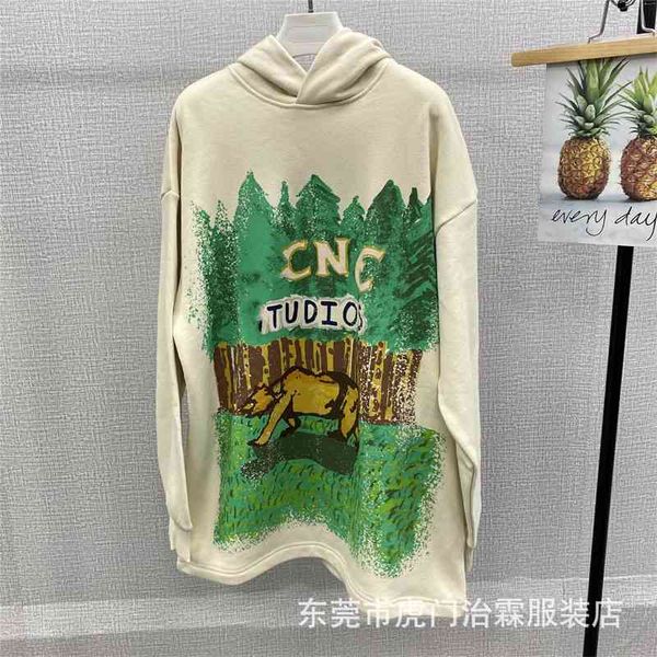 high version 2021 autumn winter new ac family loose letter graffiti printed hoodie women's pocket top, Black
high version 2021 autumn winter new ac family loose letter graffiti printed hoodie women's pocket top, Black