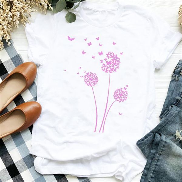pink butterfly fashion cartoon women t shirt summer autumn print tee clothes graphic, White
pink butterfly fashion cartoon women t shirt summer autumn print tee clothes graphic, White