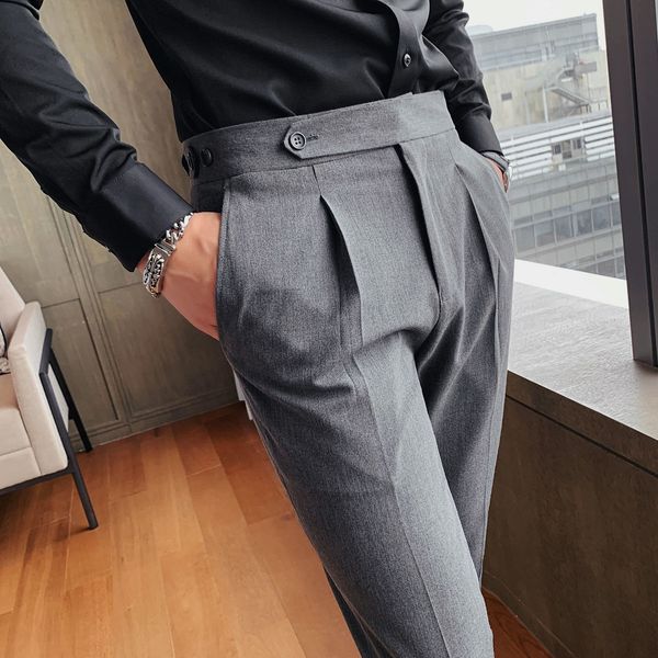 men's pants traje hombre formal versatile trousers gray black parfum dress pant office british style business ukug
men's pants traje hombre formal versatile trousers gray black parfum dress pant office british style business ukug