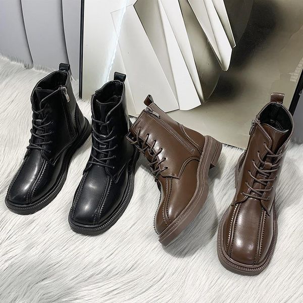 boots shoes flat heel fashion woman lace up round toe boots-women rock low punk ankle ladies rubber 2021 basic cross-tied pu sho, Black
boots shoes flat heel fashion woman lace up round toe boots-women rock low punk ankle ladies rubber 2021 basic cross-tied pu sho, Black