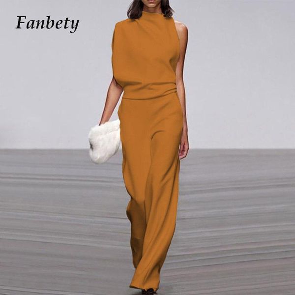 women's jumpsuits & rompers women elegant solid one shoulder party office ladies long sleeve wide leg playsuits 2021 spring high street, Black;white
women's jumpsuits & rompers women elegant solid one shoulder party office ladies long sleeve wide leg playsuits 2021 spring high street, Black;white