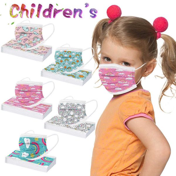 50pcs childrens masks rainbow printed halloween cosplay mascarillas masque disposable face mask mondkapj
50pcs childrens masks rainbow printed halloween cosplay mascarillas masque disposable face mask mondkapj