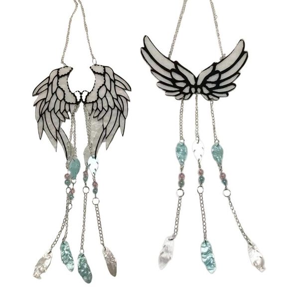 decorative objects & figurines acrylic angel wind chimes sun catcher pendant garden ing decor
decorative objects & figurines acrylic angel wind chimes sun catcher pendant garden ing decor