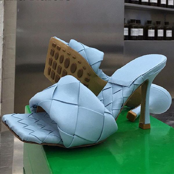 slippers weave summer woman thin high heels ladies one strap sandals size 42 shoes zapatos de mujer, Black
slippers weave summer woman thin high heels ladies one strap sandals size 42 shoes zapatos de mujer, Black
