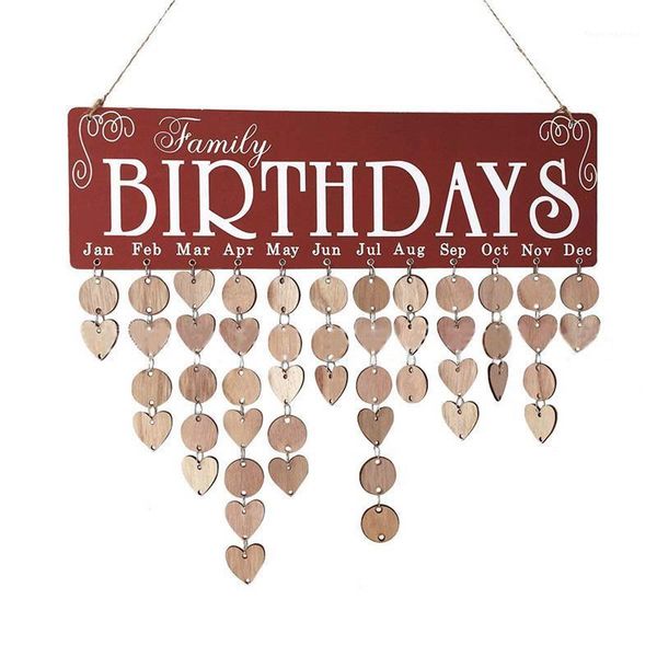 party decoration birthday calendar reminder board plaque sign wood family diy planner special dates wall home gifts1
party decoration birthday calendar reminder board plaque sign wood family diy planner special dates wall home gifts1