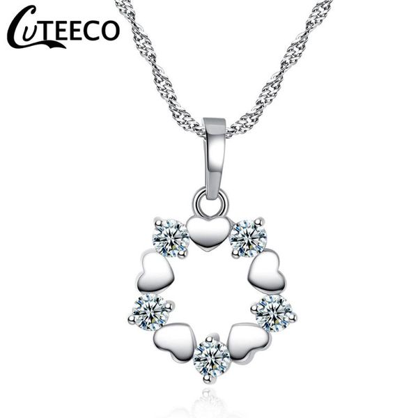 pendant necklaces cuteeco luxurious heart & pendants for women silver color chain jewelry gifts collier femme bijoux
pendant necklaces cuteeco luxurious heart & pendants for women silver color chain jewelry gifts collier femme bijoux