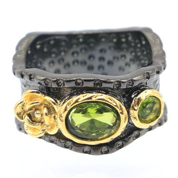 cluster rings 23x12mm sublime antique vintage created green peridot gift for ladies black gold silver, Golden;silver
cluster rings 23x12mm sublime antique vintage created green peridot gift for ladies black gold silver, Golden;silver