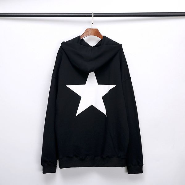 brand fog chao double thread essentials exclusive pentagram cotton terry hoodie high street hoodie, Black 
brand fog chao double thread essentials exclusive pentagram cotton terry hoodie high street hoodie, Black