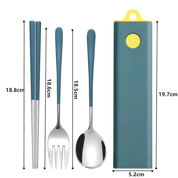 flatware sets 4pcs/set portable stainless steel lunch fork chopsticks spoon travel cutlery kits kitchen tableware silverware set
flatware sets 4pcs/set portable stainless steel lunch fork chopsticks spoon travel cutlery kits kitchen tableware silverware set