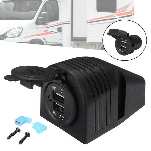parts 12-24v universal surface mount double twin usb socket interior for car caravan camper van boat motorhome autocaravana
parts 12-24v universal surface mount double twin usb socket interior for car caravan camper van boat motorhome autocaravana