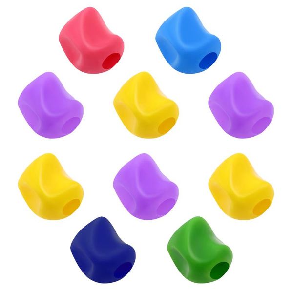 10pcs writing aid ergonomic universal handwriting grip corrector for children refills, Black;red
10pcs writing aid ergonomic universal handwriting grip corrector for children refills, Black;red