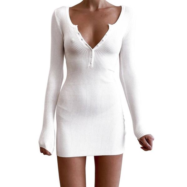 casual dresses women bodycon dress long sleeve solid color ribbed knitting stripe button pencil fashion lady sexy, Black;gray
casual dresses women bodycon dress long sleeve solid color ribbed knitting stripe button pencil fashion lady sexy, Black;gray