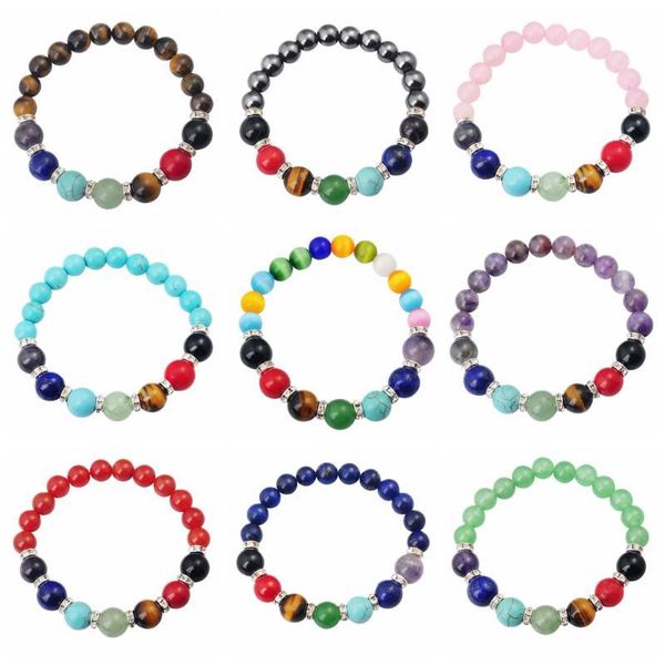 healing dowsing reiki gem stone 7 chakra matte agat lava bracelet beads yoga jewelry for women men beaded, strands, Black
healing dowsing reiki gem stone 7 chakra matte agat lava bracelet beads yoga jewelry for women men beaded, strands, Black
