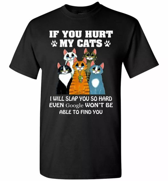 if you hurt my cat t-shirt for cat lovers funny tee gifts cute kittens fur paw, White;black
if you hurt my cat t-shirt for cat lovers funny tee gifts cute kittens fur paw, White;black