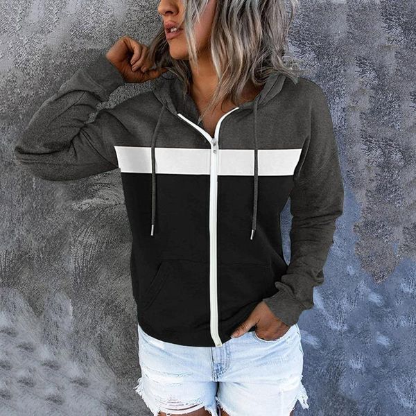 women's jackets hooded casual printing splicing draped with pockets jacket coat zipper ladies korean autumn winter, Black;brown
women's jackets hooded casual printing splicing draped with pockets jacket coat zipper ladies korean autumn winter, Black;brown