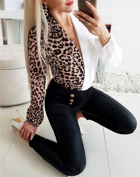 blouse shirts spring slim vintage shirt splicing print leopard v-neck long sleeve fashion women shirt 303f 210420, White
blouse shirts spring slim vintage shirt splicing print leopard v-neck long sleeve fashion women shirt 303f 210420, White
