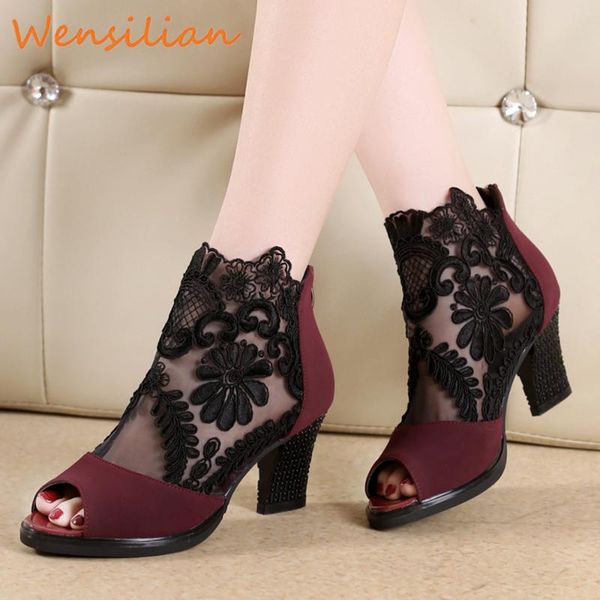 women block heel shoes open summer ladies wedge square high sandals lace peep toe pumps sandalias 2021 buty damskie, Black
women block heel shoes open summer ladies wedge square high sandals lace peep toe pumps sandalias 2021 buty damskie, Black