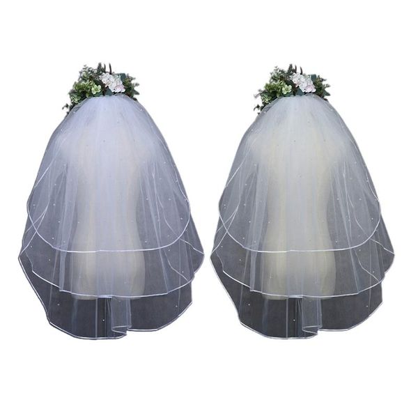 bridal veils wedding veil with metal comb hair accessories for brides 3 tier longest tulle 32" embellished pearls, Black
bridal veils wedding veil with metal comb hair accessories for brides 3 tier longest tulle 32" embellished pearls, Black