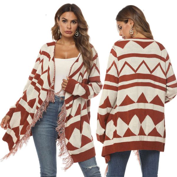 women's sweaters sweaters sweatersautumn and winter woven sweater coat rhombic irregular stitching tassel thick cardigan mm7j, White;black
women's sweaters sweaters sweatersautumn and winter woven sweater coat rhombic irregular stitching tassel thick cardigan mm7j, White;black