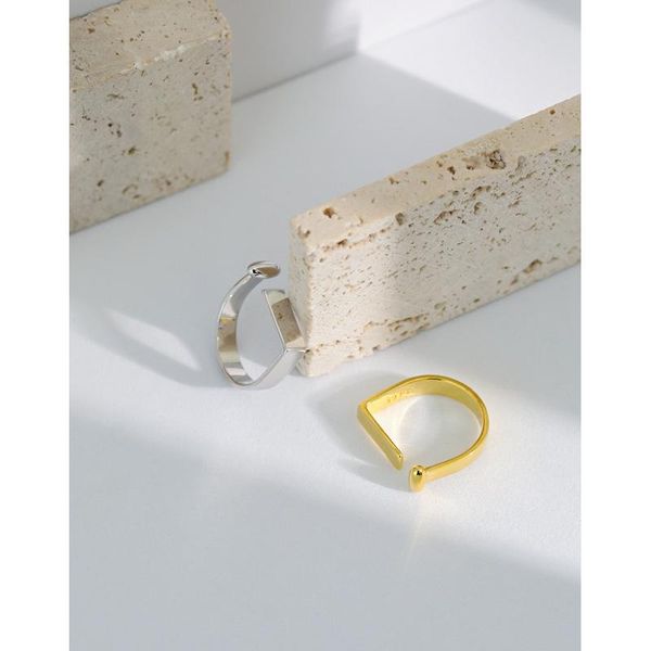 real 925 sterling silver geometric rectangle glossy rings for women jewelry year gifts, woman adjustable finger ring cluster, Golden;silver
real 925 sterling silver geometric rectangle glossy rings for women jewelry year gifts, woman adjustable finger ring cluster, Golden;silver