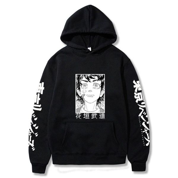men's hoodies & sweatshirts takemichi hanagaki tokyo revengers anime hooded women harajuku manga streets loose casual oversized, Black
men's hoodies & sweatshirts takemichi hanagaki tokyo revengers anime hooded women harajuku manga streets loose casual oversized, Black
