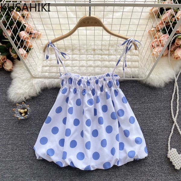 kusahiki sweet dot bow tie women camis summer doll causal korean strapless sling vest fashion clothing 6j579 210602, White
kusahiki sweet dot bow tie women camis summer doll causal korean strapless sling vest fashion clothing 6j579 210602, White