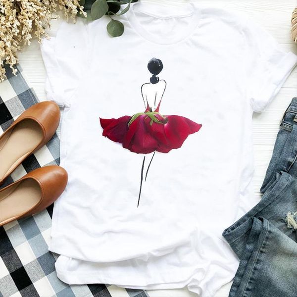 floral elegant casual style 90s women t shirt aesthetic print tee clothes graphic, White
floral elegant casual style 90s women t shirt aesthetic print tee clothes graphic, White