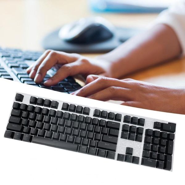 104pcs/set translucent key cap universal ergonomic personalized abs high-end backlit keycap for gaming mechanical keyboard keyboards
104pcs/set translucent key cap universal ergonomic personalized abs high-end backlit keycap for gaming mechanical keyboard keyboards