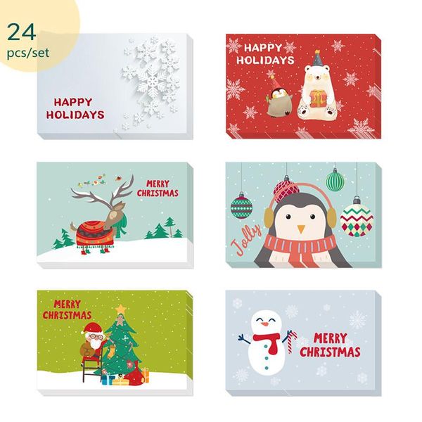 gift wrap 24pcs/set christmas greeting card set blessing envelope stickers merry holiday supplies year 2022
gift wrap 24pcs/set christmas greeting card set blessing envelope stickers merry holiday supplies year 2022