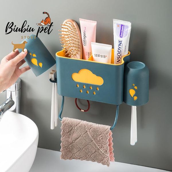 bath accessory set wall-mounted hole-toothbrush storage rack couple's double cup bathroom organizer mouthwash
bath accessory set wall-mounted hole-toothbrush storage rack couple's double cup bathroom organizer mouthwash