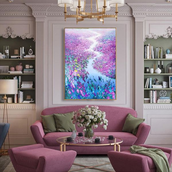 paintings abstract purple flower oil handmade thick texture on canvas art living room home decoration pictures hand painted
paintings abstract purple flower oil handmade thick texture on canvas art living room home decoration pictures hand painted