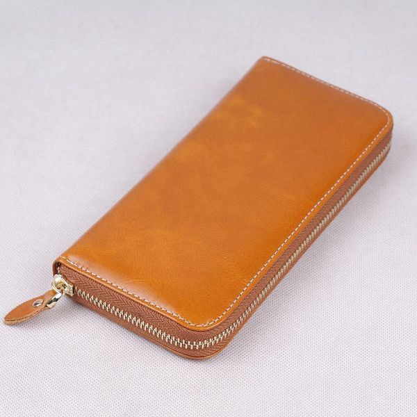 wallets handmade full grain genuine leather wallet men long oil money clips women clutch, Red;black
wallets handmade full grain genuine leather wallet men long oil money clips women clutch, Red;black