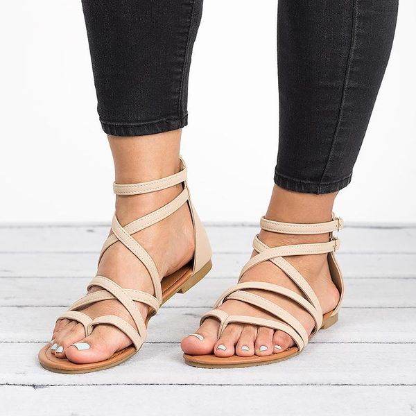 summer women sandals buckle design casual shoes gladiator flats covered flat ladies, Black
summer women sandals buckle design casual shoes gladiator flats covered flat ladies, Black