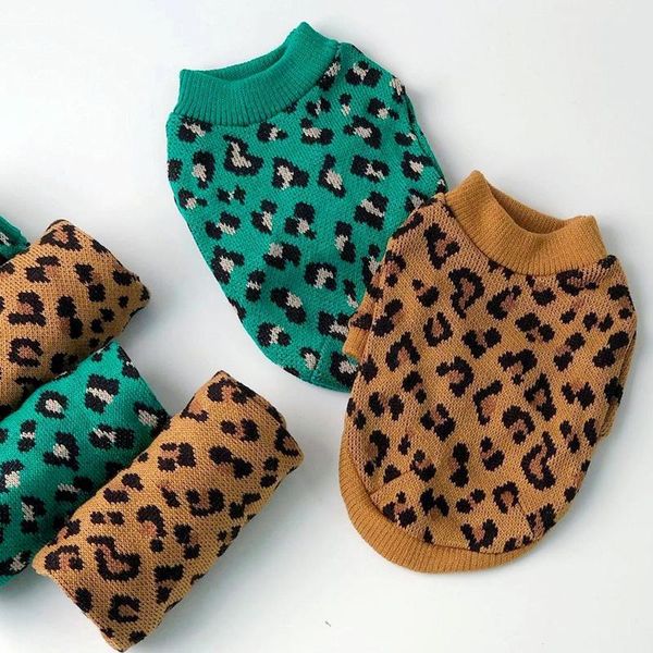 dog apparel green leopard clothes knitted puppy sweater teddy soft pullover bichon warm autumn and winter pet fashion
dog apparel green leopard clothes knitted puppy sweater teddy soft pullover bichon warm autumn and winter pet fashion