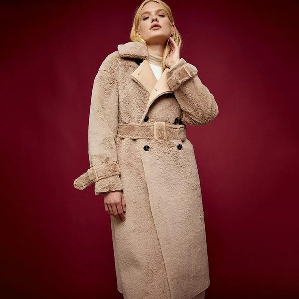 women's wool & blends elina fashion turn down collar coats women elegant tie belt waist pockets jackets two sided wear long ladies, Black
women's wool & blends elina fashion turn down collar coats women elegant tie belt waist pockets jackets two sided wear long ladies, Black