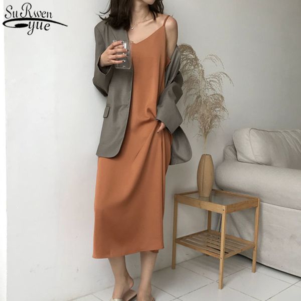 loose sleeveless dresses v-neck sling long black party summer women maxi solid color robe femme 13351 210427, Black;gray
loose sleeveless dresses v-neck sling long black party summer women maxi solid color robe femme 13351 210427, Black;gray